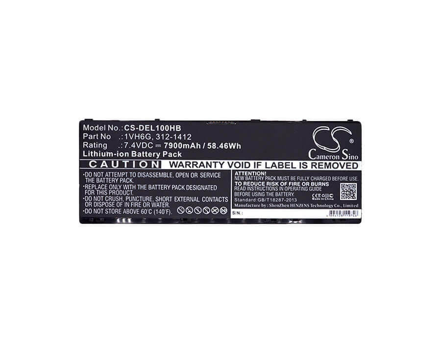 Battery For Dell, C5621, Latitude 10, Latitude 10 St2 7.4v, 7900mah - 58.46wh Notebook, Laptop Cameron Sino Technology Limited   