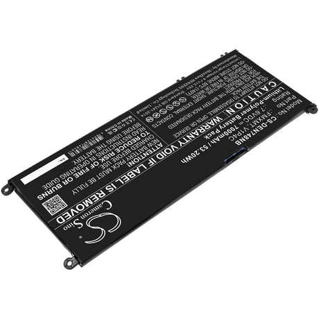 Battery For Dell, Chromebook 13 3380, Chromebook 13 3380-6txj4, Chromebook 13 3380-7tfg4h 7.6v, 7200mah - 54.72wh Notebook, Laptop Cameron Sino Technology Limited   