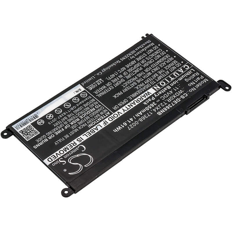 Battery For Dell Ins 13mf Pro-d1708ts, Ins 13mf Pro-d1508ts 11.4v, 3650mah - 41.61wh Notebook, Laptop Cameron Sino Technology Limited