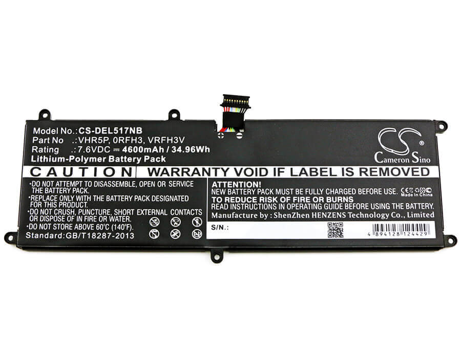 Notebook Battery For Dell, Latitude 11 5175, Latitude 11 5179, Latitude 5175 7.6v, 4600mah - 34.96wh Notebook, Laptop Cameron Sino Technology Limited