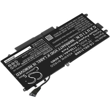 Battery For Dell, Latitude 12 5289, Latitude 5289, Latitude E5289 7.6v, 7750mah - 58.90wh Notebook, Laptop Cameron Sino Technology Limited   