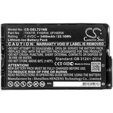 Battery For Dell, Latitude 12 7202, Latitude 7202, Latitude 7202 Rugged Tablet 7.4v, 3400mah - 25.16wh Notebook, Laptop Cameron Sino Technology Limited   