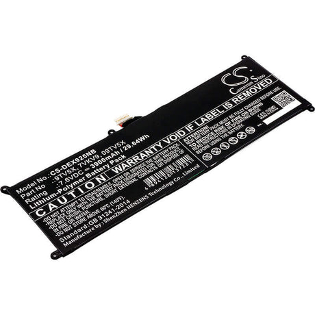 Battery For Dell, Latitude 12 7275, Latitude 12 E7275, Xps 12 7.6v, 3900mah - 29.64wh Notebook, Laptop Cameron Sino Technology Limited   