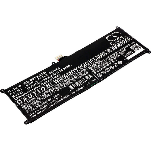 Battery For Dell, Latitude 12 7275, Latitude 12 E7275, Xps 12 7.6v, 3900mah - 29.64wh Notebook, Laptop Cameron Sino Technology Limited   