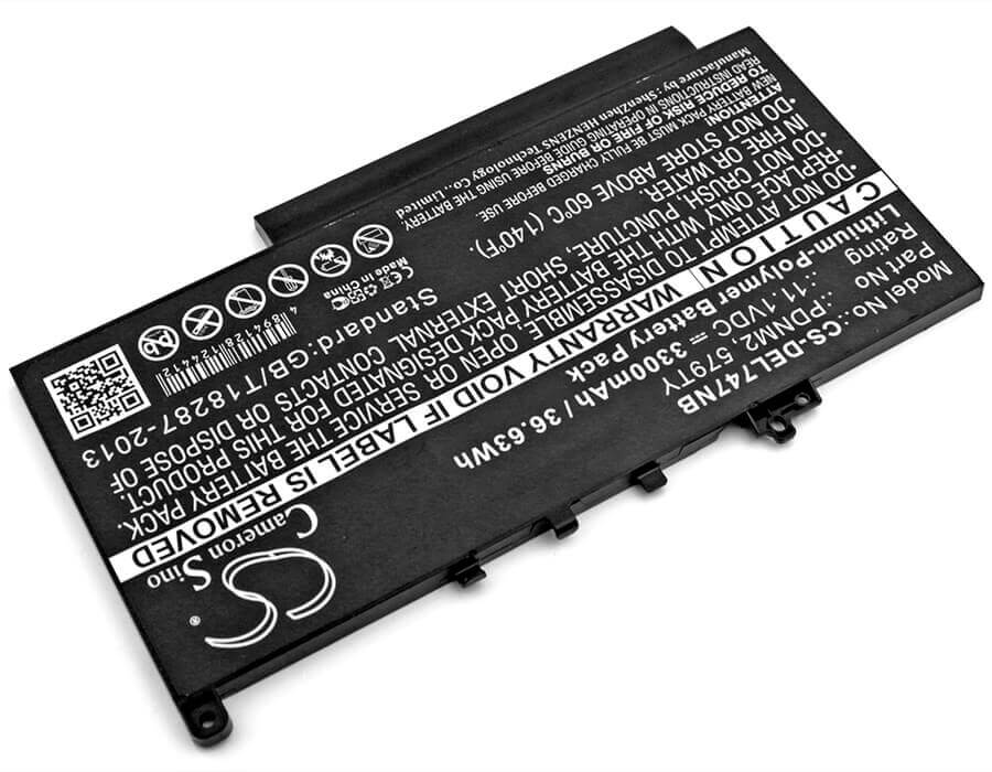 Notebook Battery For Dell, Latitude 12 E7270, Latitude 12 E7470, Latitude E7270 11.1v, 3300mah - 36.63wh Notebook, Laptop Cameron Sino Technology Limited
