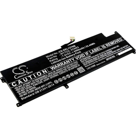 Battery For Dell, Latitude 13 7370,, 7.6v, 4400mah - 33.44wh Notebook, Laptop Cameron Sino Technology Limited