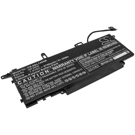Battery For Dell, Latitude 7310 2-in-1, Latitude 7400 2-in-1, Latitude 7410 2-in-1 7.6v, 6750mah - 51.30wh Notebook, Laptop Cameron Sino Technology Limited   