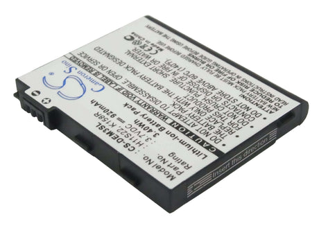 3.7V, Li-ion, 920mAh, SmartPhone battery fits Dell, D986r, Aero, Mini 3, 3.4Wh Mobile, SmartPhone Cameron Sino Technology Limited (Smartphone)