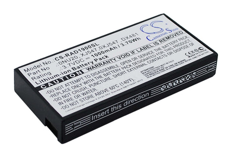 3.7V, Li-ion, 1000mAh, RAID Controller battery fits Dell, 0fr463, E2k-ucp-61(b), Np007 Sas 6/ir, 3.7Wh RAID Controller Cameron Sino Technology Limited