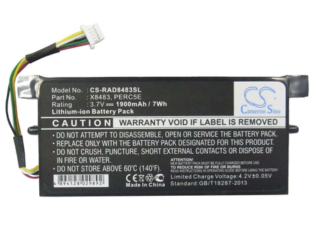 3.7V, Li-ion, 1900mAh, RAID Controller battery fits Dell, 0dm479, Kr174 Perc6, Poweredge Perc5e With Bbu Conn, 7.03Wh RAID Controller Cameron Sino Technology Limited (Suspended)