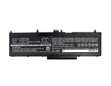 Battery For Dell, Precision 3510, Precision 3510 Workstation 11.4v, 7300mah - 83.22wh Notebook, Laptop Cameron Sino Technology Limited   