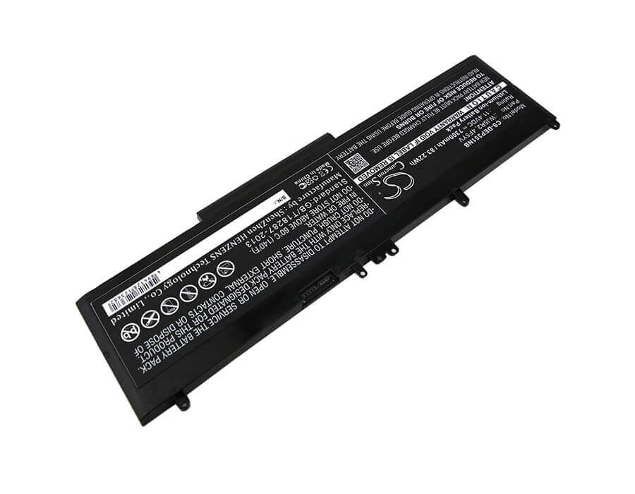 Battery For Dell, Precision 3510, Precision 3510 Workstation 11.4v, 7300mah - 83.22wh Notebook, Laptop Cameron Sino Technology Limited   