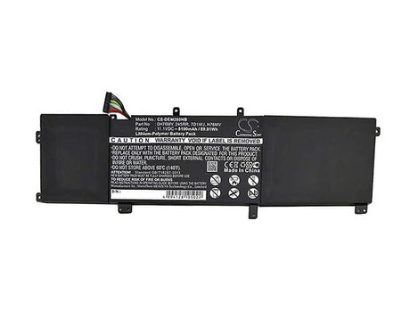 Battery For Dell Precision M2800, Xps 15 9530 11.1v, 8100mah - 89.91wh Notebook, Laptop Cameron Sino Technology Limited   