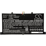 7.4V, Li-Polymer, 3200mAh, Tablet battery fits Dell, 7wmm7, Cfc6c, D1r74, 23.68Wh Tablet Cameron Sino Technology Limited