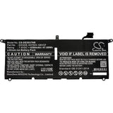 Notebook Battery For Dell, Xps 13 2018, Xps 13 9370, Xps 13 9370 Fhd I5 7.6v, 6300mah - 47.88wh Notebook, Laptop Cameron Sino Technology Limited