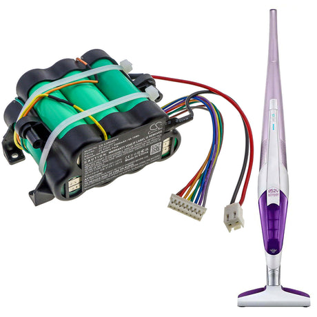 25.9V, Li-ion, 2500mAh, Vacuum battery fits Delonghi, Colombina Xlr24li, Colombina Xlr24li.bl, 64.75Wh Vacuum Cameron Sino Technology Limited