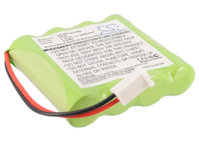 4.8V, Ni-MH, 2000mAh, Medical battery fits Delfi, Delphi, 4-2100-17, 9-2100 Portable Tourniquet Sys, 9.60Wh Medical Cameron Sino Technology Limited (Medical)