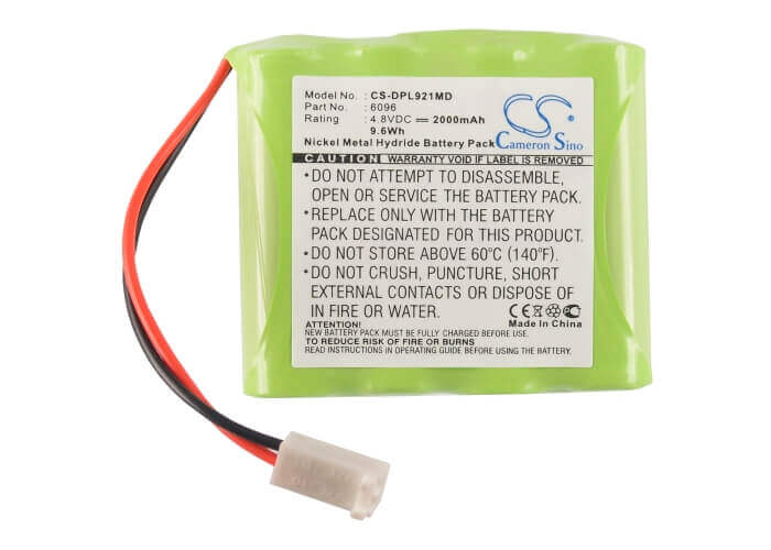 4.8V, Ni-MH, 2000mAh, Medical battery fits Delfi, Delphi, 4-2100-17, 9-2100 Portable Tourniquet Sys, 9.60Wh Medical Cameron Sino Technology Limited (Medical)