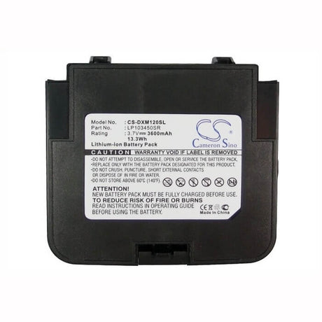 3.7V, Li-ion, 3600mAh, Media Player battery fits Delphi, Lp103450sr, Sa10120, Xm Satellite Radio Sa10120 Roa, 13.32Wh Media Player Cameron Sino Technology Limited
