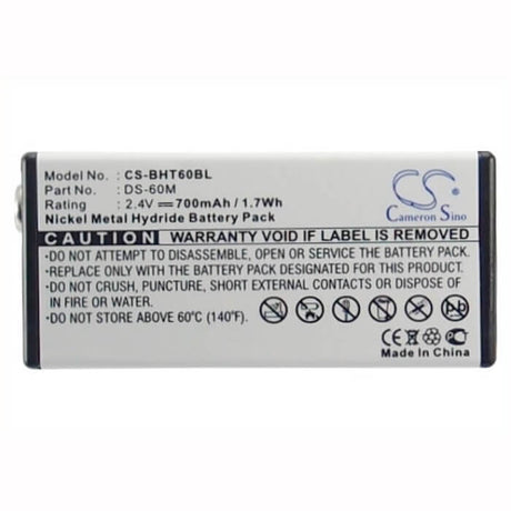 Barcode Scanner Battery For Denso Bht-6000, Bht 8000, B-60n 2.4v, 700mah - 1.68wh Barcode Scanner Cameron Sino Technology Limited