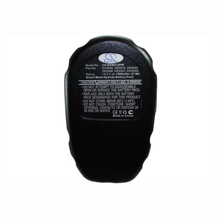 18.0V, Ni-MH, 1500mAh, Power Tools battery fits Dewalt, Dc9096, Dc020, Dc212, 27Wh Power Tools Cameron Sino Technology Limited (Power Tools)