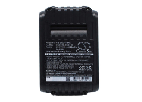 20.0V, Li-ion, 4000mAh, Power Tools battery fits Klein Tools, Dewalt, Bat207t13, Dcd740, Dcd740b, 80Wh Power Tools Cameron Sino Technology Limited (Power Tools)