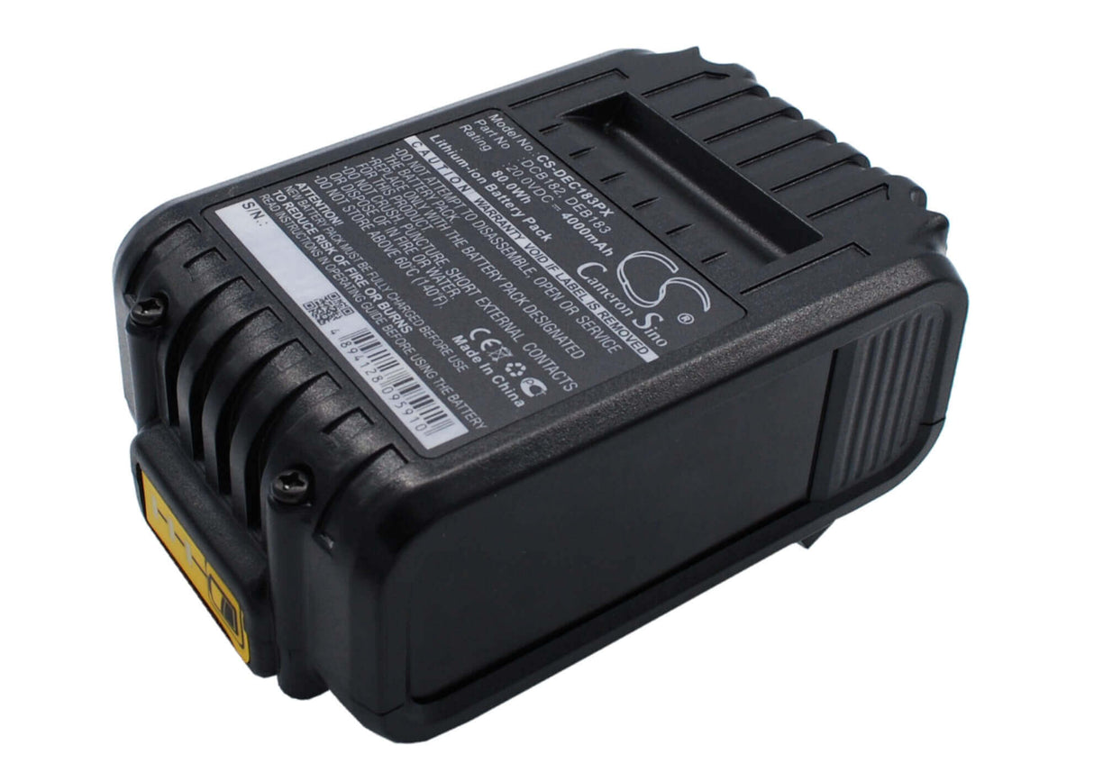20.0V, Li-ion, 4000mAh, Power Tools battery fits Klein Tools, Dewalt, Bat207t13, Dcd740, Dcd740b, 80Wh Power Tools Cameron Sino Technology Limited (Power Tools)