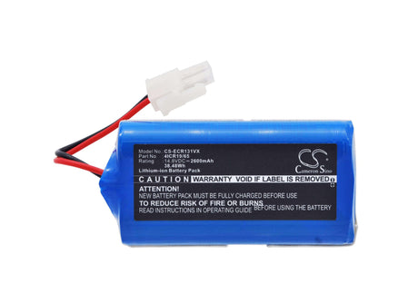 14.8V, Li-ion, 2600mAh, Vacuum battery fits Eta, Evolveo, D960, Gt100, Gt200, 38.48Wh Vacuum Cameron Sino Technology Limited