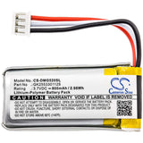 3.7V, Li-Polymer, 800mAh, GPS battery fits Digital Matter, Gk2553301125, G52 Solar, G52s, 2.96Wh GPS, Navigator Cameron Sino Technology Limited