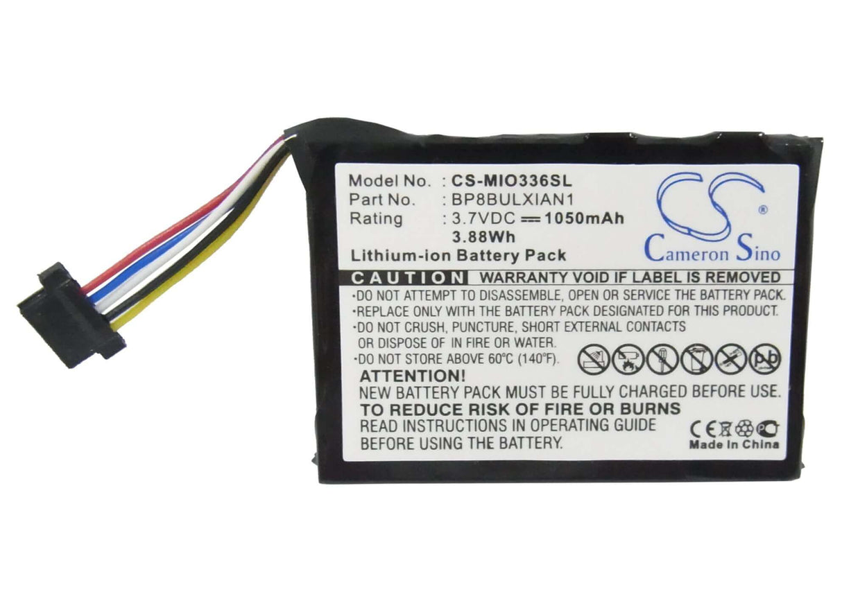 3.7V, Li-ion, 1050mAh, PDA battery fits Medion, Digiwalker, Rover, Viewsonic, Mitac, Tcm, Bp8bulxbian1, 950 Pna, 3.89Wh PDA, Pocket PC Cameron Sino Technology Limited