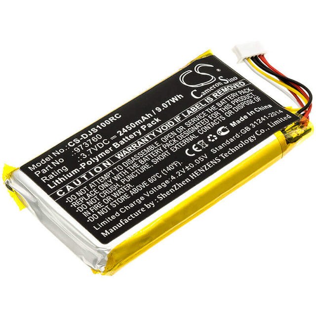 3.7V, Li-Polymer, 2450mAh, Drones battery fits Dji, 973760, Mavic Air Remote Controller, Mavic Pro 2 Remote Controller, 9.07Wh Drones Cameron Sino Technology Limited