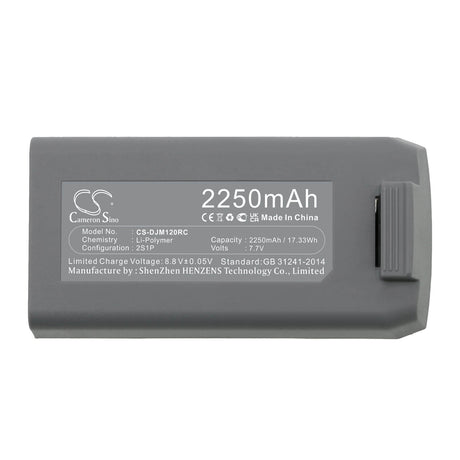7.7V, Li-ion, 2250mAh, Drones battery fits Dji, Bwx161-2250-7.7, Mavic Mini 2, Mavic Mini Se, 17.33Wh Drones Cameron Sino Technology Limited