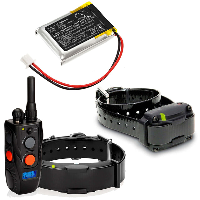 3.7V, Li-Polymer, 300mAh, Dog Collar battery fits Dogtra, Bp37w, 280c Receiver, 282c Receiver, 1.11Wh Dog Collar Cameron Sino Technology Limited
