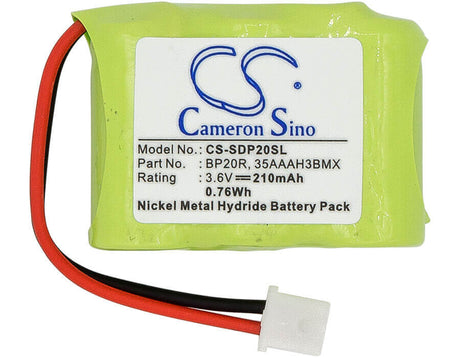 3.6V, Ni-MH, 210mAh, Dog Collar battery fits Dogtra, 35aaah3bmx, 150ncp Collar, 175ncp Collar, 0.76Wh Dog Collar Cameron Sino Technology Limited