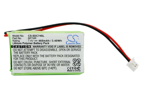 7.4V, Li-Polymer, 460mAh, Dog Collar battery fits Dogtra, Bp74r, 2300-ncp Advance, 2300ncp Receiver, 3.4Wh Dog Collar Cameron Sino Technology Limited