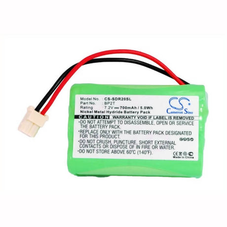 7.2V, Ni-MH, 700mAh, Dog Collar battery fits Dogtra, Bp2t, 1400 Transmitter, 1400ncp Transmitter, 5.04Wh Dog Collar Cameron Sino Technology Limited