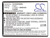 3.7V, Li-ion, 2200mAh, SmartPhone battery fits Doogee, Super, X5, X5 Pro, 8.14Wh Mobile, SmartPhone Cameron Sino Technology Limited (Suspended)