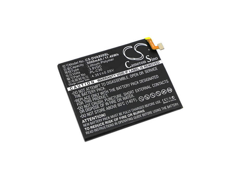 3.8V, Li-Polymer, 3000mAh, SmartPhone battery fits Doov, Pl-c30, A8, 11.4Wh Mobile, SmartPhone Cameron Sino Technology Limited (Smartphone)