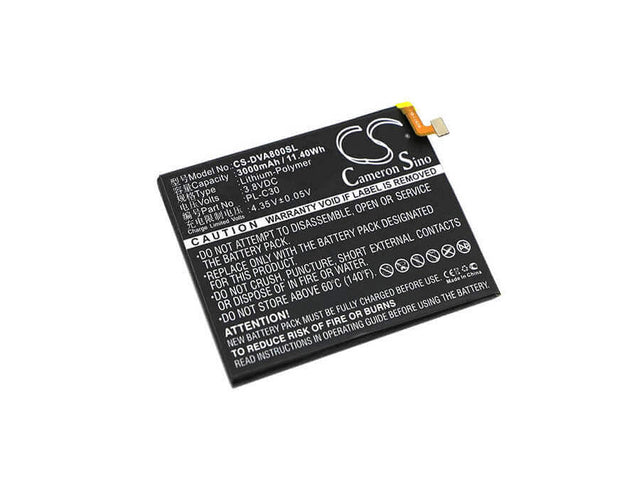 3.8V, Li-Polymer, 3000mAh, SmartPhone battery fits Doov, Pl-c30, A8, 11.4Wh Mobile, SmartPhone Cameron Sino Technology Limited (Smartphone)