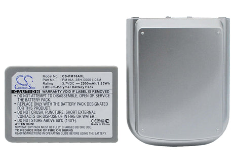 3.7V, Li-Polymer, 2500mAh, SmartPhone battery fits I-mate, Pm16a, 818, 9.25Wh Mobile, SmartPhone Cameron Sino Technology Limited (Suspended)