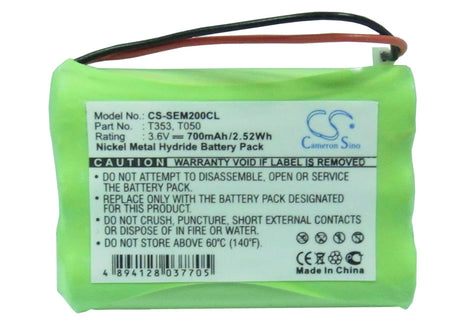 Cordless Phone Battery For Doro, Matra 3.6v, 700mah - 2.52wh Cordless Phone Cameron Sino Technology Limited (Cordless Phone)