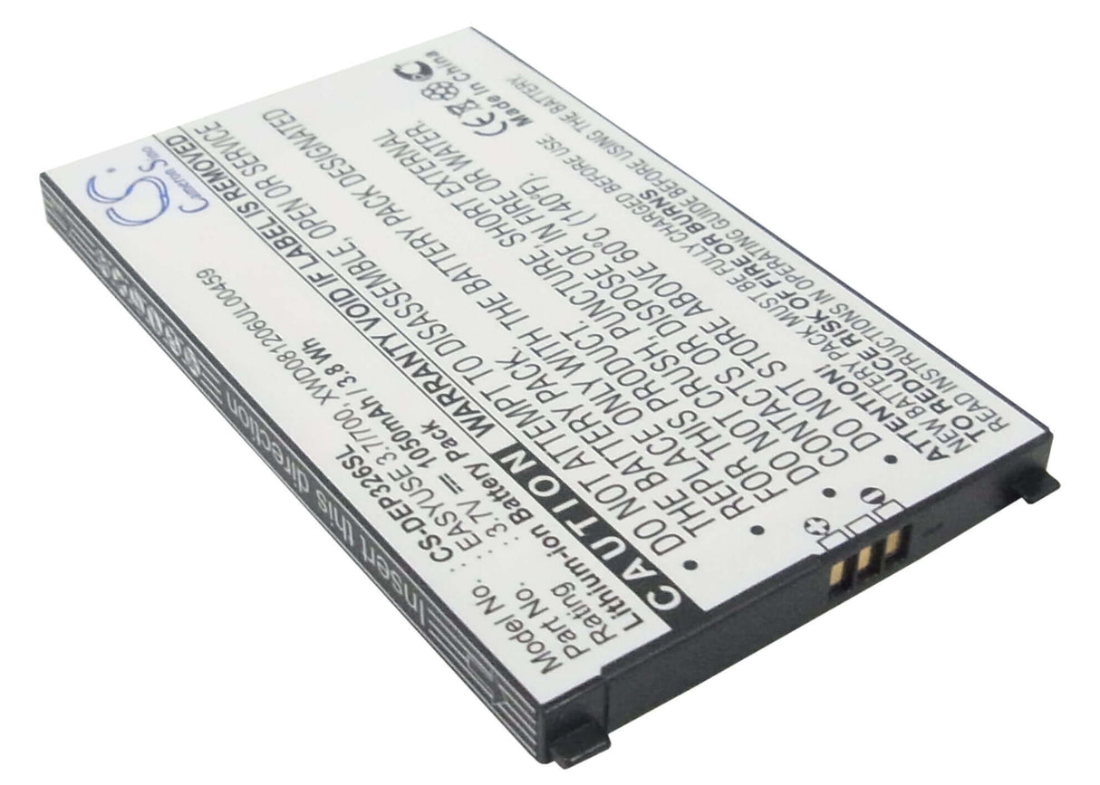 3.7V, Li-ion, 1050mAh, SmartPhone battery fits Doro, Dbk-700, Handleplus 326i, Phoneeasy 326, 3.89Wh Mobile, SmartPhone Cameron Sino Technology Limited (Smartphone)