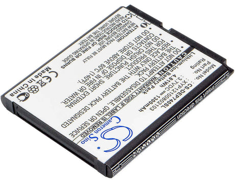 3.7V, Li-ion, 1300mAh, SmartPhone battery fits Doro, Dbg-1450a, Phoneeasy 740, Phoneeasy 740gsm, 4.81Wh Mobile, SmartPhone Cameron Sino Technology Limited (Suspended)