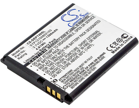 3.7V, Li-ion, 1300mAh, SmartPhone battery fits Doro, Dbg-1450a, Phoneeasy 740, Phoneeasy 740gsm, 4.81Wh Mobile, SmartPhone Cameron Sino Technology Limited (Suspended)