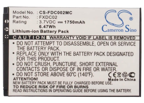 3.7V, Li-ion, 1750mAh, Camera battery fits Drift, 72-011-00, Ghost, Ghost S, 6.475Wh Camera Cameron Sino Technology Limited (Camera)