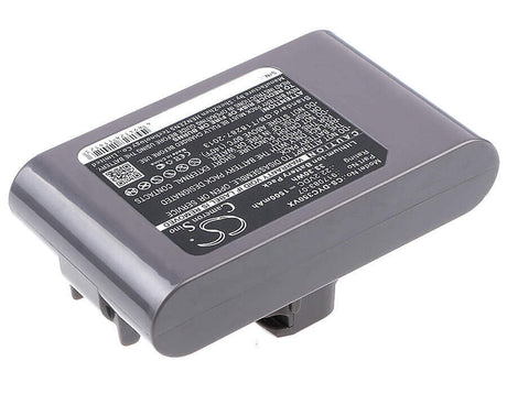 22.2V, Li-ion, 1500mAh, Vacuum battery fits Dyson, Dc30, Dc31, Dc31 Animalpro, 33.30Wh Vacuum Cameron Sino Technology Limited