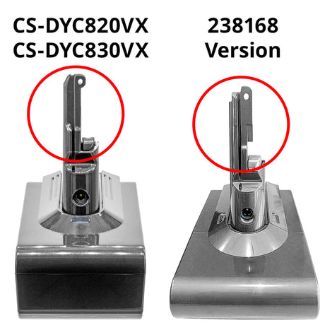 21.6V, Li-ion, 5000mAh, Vacuum battery fits Dyson, V8, V8 Absolute, V8 Absolute Cord-free, 108.00Wh Vacuum Cameron Sino Technology Limited (Dangerous Goods)