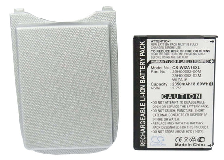 3.7V, Li-ion, 2350mAh, SmartPhone battery fits O2, I-mate, Qtek, Htc, E-plus, Era, T-mobile, Orange, 35h00062-00m, Pocket Pda, 8.7Wh Mobile, SmartPhone Cameron Sino Technology Limited (Smartphone)