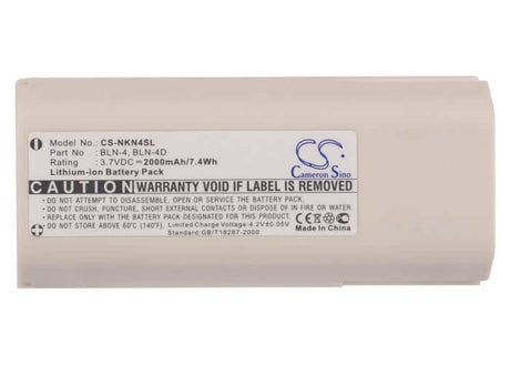 3.7V, Li-ion, 2000mAh, Two-Way Radio battery fits Airbus, Nokia, Eads, Bln-4, Thr850, Thr880, 7.4Wh Two-Way Radio Cameron Sino Technology Limited