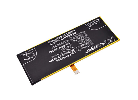 3.8V, Li-Polymer, 2600mAh, SmartPhone battery fits Ebest, Eb-dcn (a860), U5483, 9.88Wh Mobile, SmartPhone Cameron Sino Technology Limited (Suspended)
